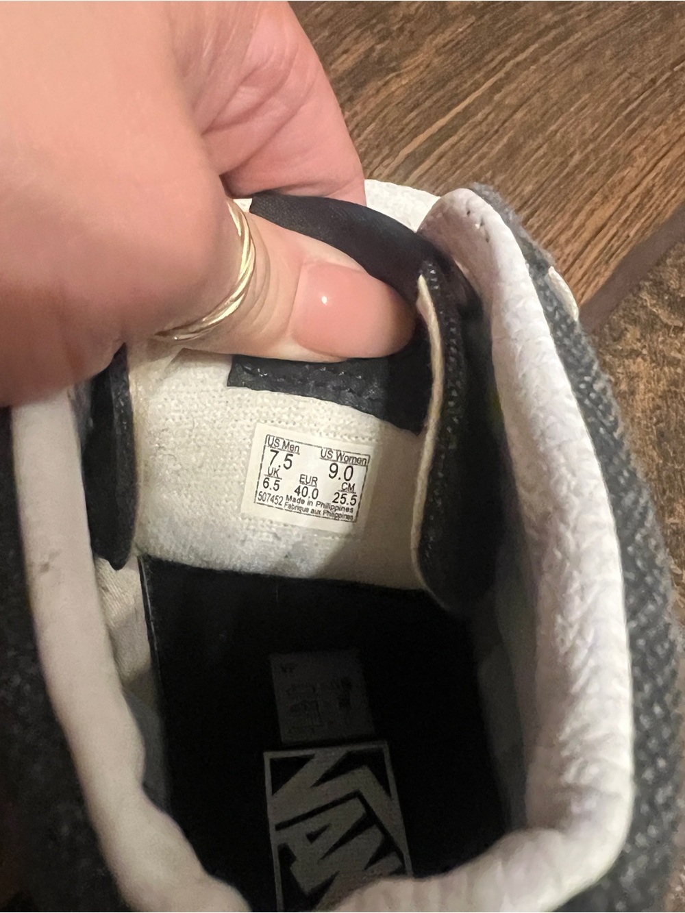 Vans Canvas & Suede High-Top Sneakers - Zebra Pony Hair Fur - Picture 8 of 10